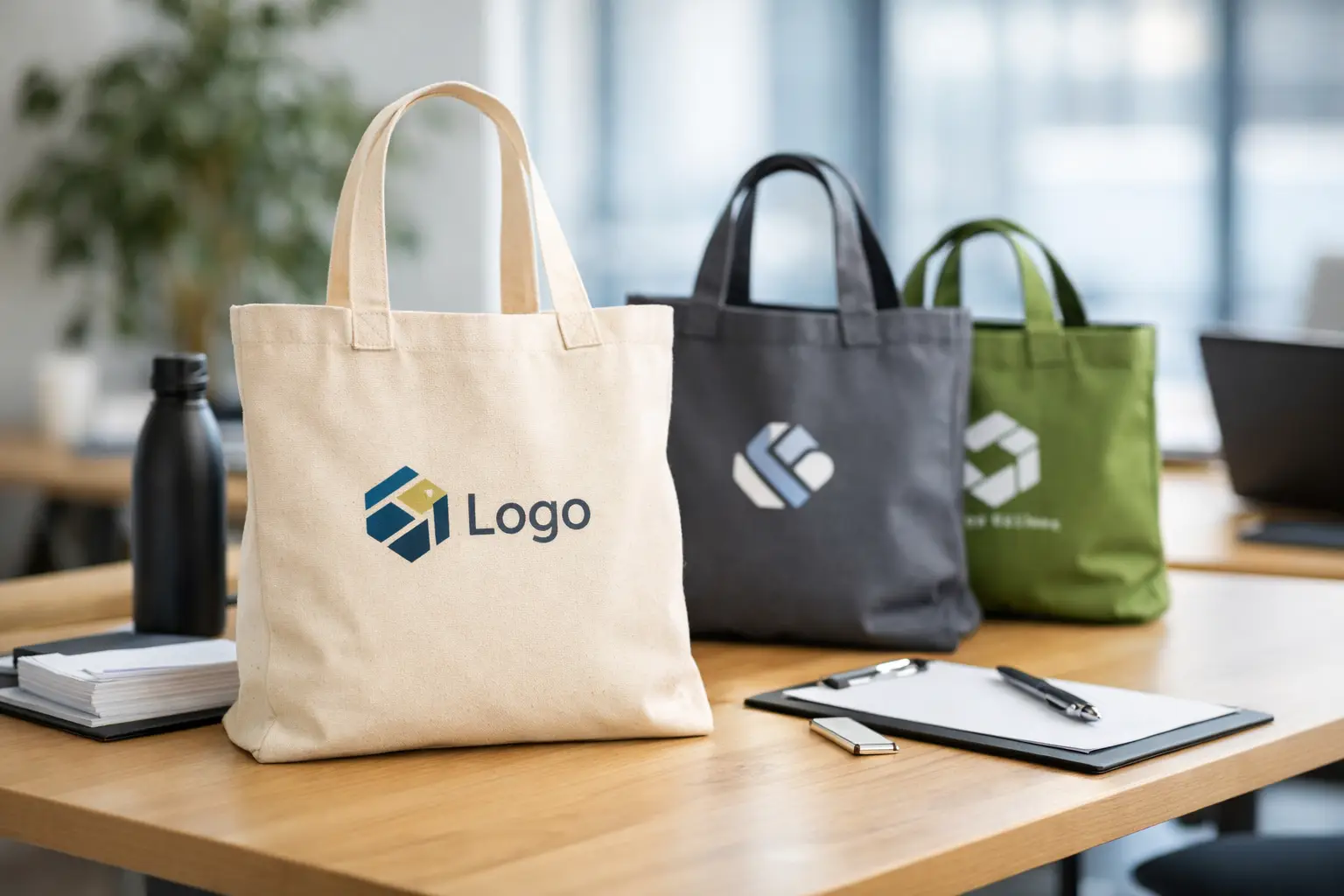 Stofftaschen mit Firmenlogo bestellen