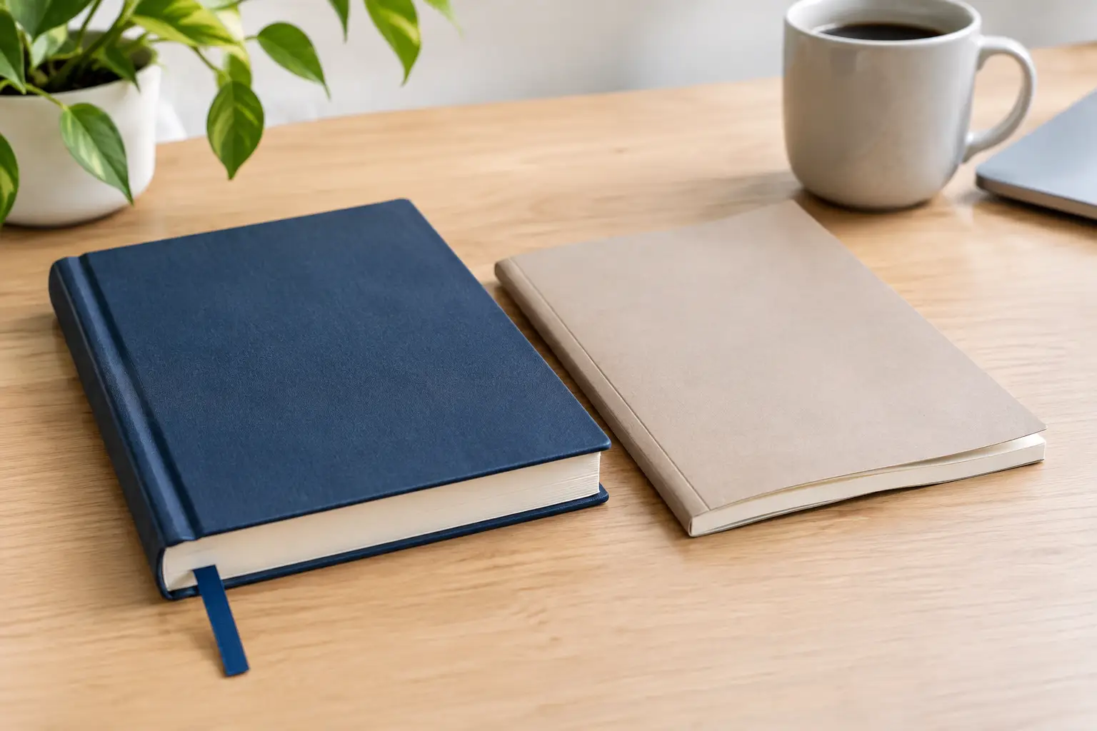 Hardcover versus Softcover Notizbücher im Vergleich